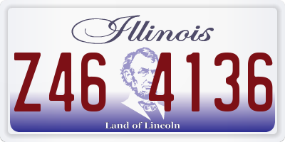 IL license plate Z464136