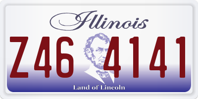 IL license plate Z464141