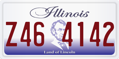 IL license plate Z464142