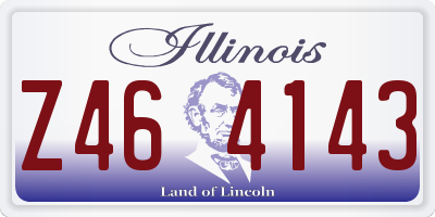 IL license plate Z464143