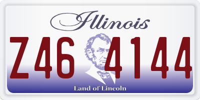 IL license plate Z464144