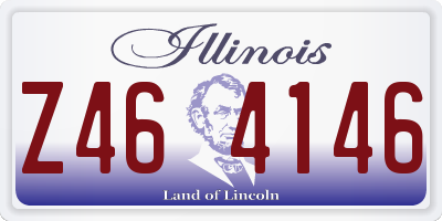 IL license plate Z464146