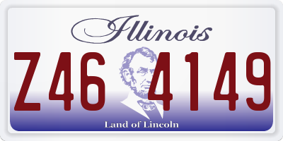 IL license plate Z464149