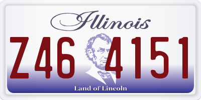 IL license plate Z464151