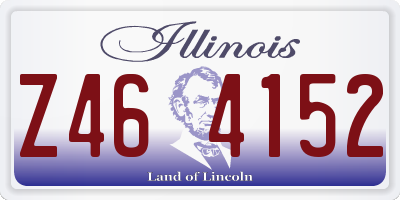 IL license plate Z464152