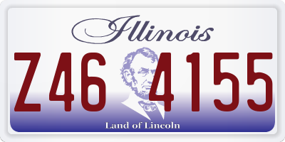 IL license plate Z464155