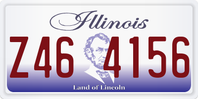 IL license plate Z464156