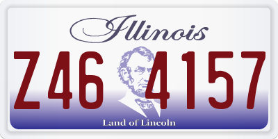 IL license plate Z464157