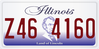 IL license plate Z464160