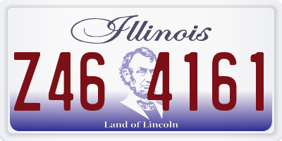 IL license plate Z464161