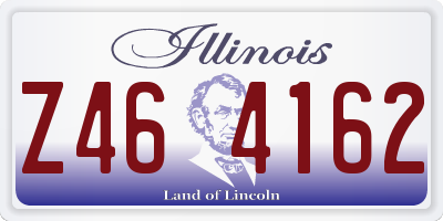 IL license plate Z464162