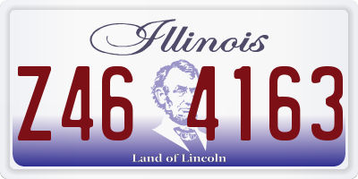 IL license plate Z464163