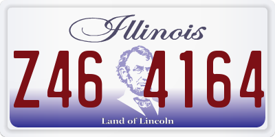 IL license plate Z464164