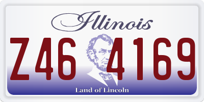 IL license plate Z464169