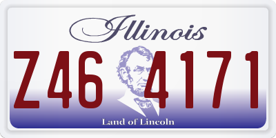 IL license plate Z464171