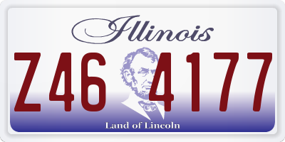 IL license plate Z464177