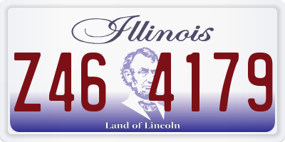 IL license plate Z464179