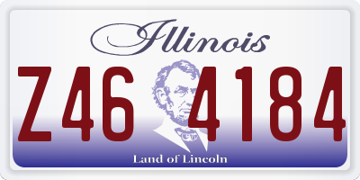 IL license plate Z464184