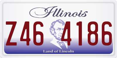 IL license plate Z464186