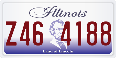 IL license plate Z464188