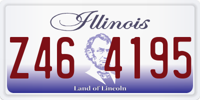 IL license plate Z464195