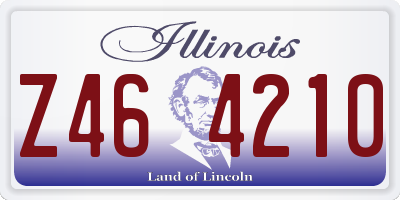 IL license plate Z464210
