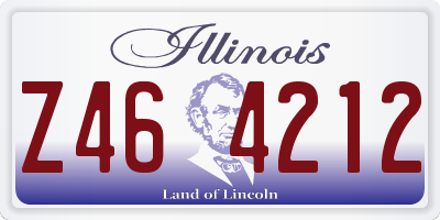 IL license plate Z464212