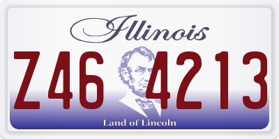IL license plate Z464213