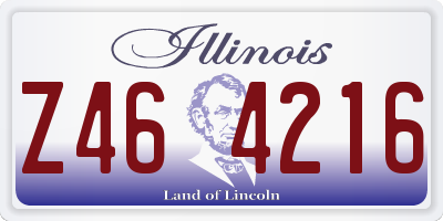 IL license plate Z464216
