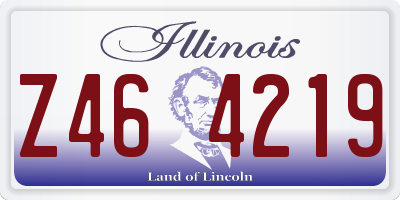 IL license plate Z464219