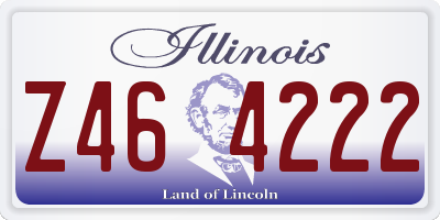 IL license plate Z464222
