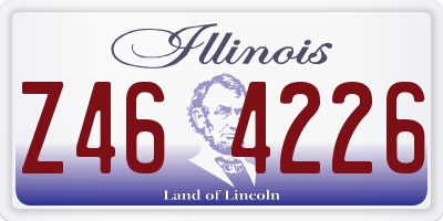 IL license plate Z464226