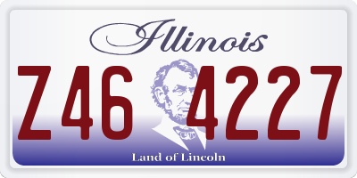 IL license plate Z464227