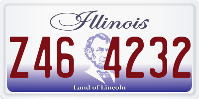 IL license plate Z464232