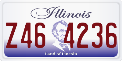 IL license plate Z464236