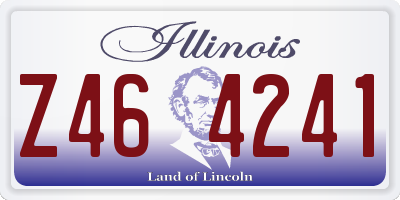 IL license plate Z464241