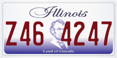 IL license plate Z464247