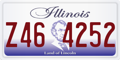 IL license plate Z464252