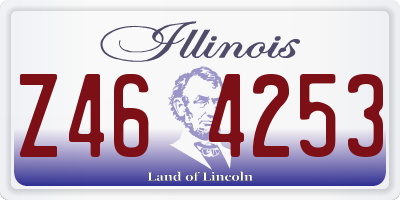IL license plate Z464253