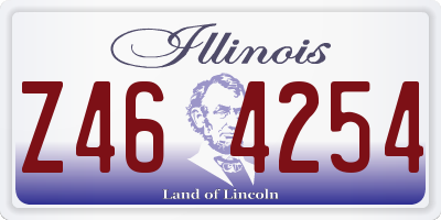 IL license plate Z464254