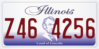 IL license plate Z464256