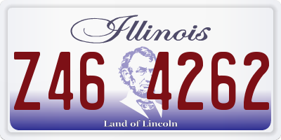 IL license plate Z464262