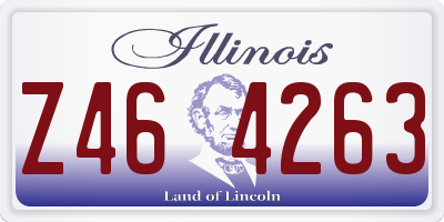 IL license plate Z464263