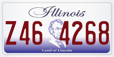 IL license plate Z464268