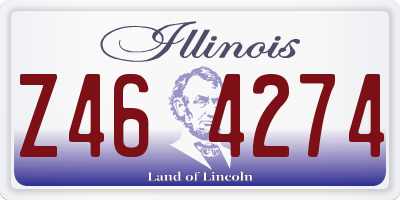 IL license plate Z464274