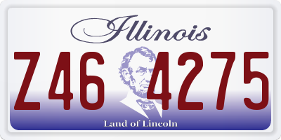 IL license plate Z464275