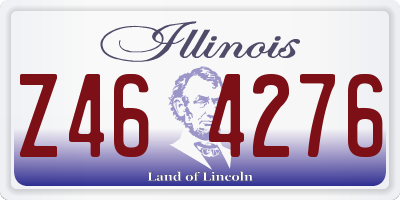 IL license plate Z464276