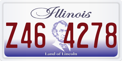 IL license plate Z464278
