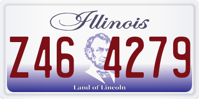 IL license plate Z464279