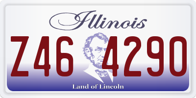 IL license plate Z464290